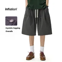 Jiezhan Men's Wear | Six-point Logging Crane Pants  Spring And Summer New Fashion Brand Nail Break Loose Casual Men's Shorts main image 4