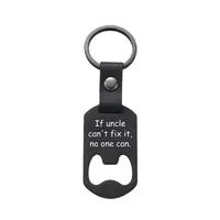Metallic Leather Keychain   Father's Day Family Commemorative Holiday Gift Engraving Keychain sku image 22