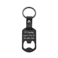 Metallic Leather Keychain   Father's Day Family Commemorative Holiday Gift Engraving Keychain sku image 24