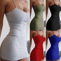 Foreign Trade Spring And Summer Women's Tight Dress  Nightclub Hip Dress Sexy Slip Dress Outdoor Beach Dress main image 1