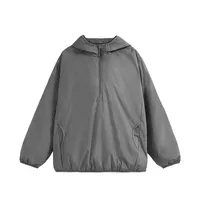 ABS Men's | DuPont Three-proof Down Jacket  Fall/Winter New Half Zipper Light 90 Velvet Hooded Down Jacket sku image 10