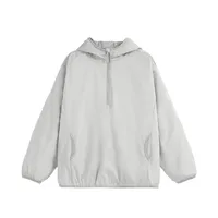 ABS Men's | DuPont Three-proof Down Jacket  Fall/Winter New Half Zipper Light 90 Velvet Hooded Down Jacket sku image 20