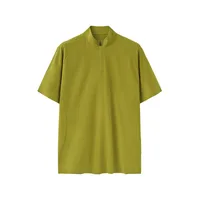 Jie Zhan Men's Wear | Ultrasonic Pressure Glue Riding Zipper T-shirt  Spring/Summer New UPF50 Sports Sunscreen Short Sleeve sku image 6