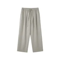 Jiezhan Men's Wear | Linen Old Money Straight Leg Pants  Spring And Summer New Fashion Brand Casual Loose Solid Color Men's Pants sku image 8