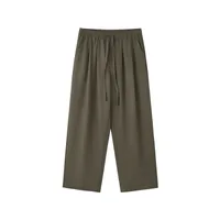 Jiezhan Men's Wear | Linen Old Money Straight Leg Pants  Spring And Summer New Fashion Brand Casual Loose Solid Color Men's Pants sku image 7