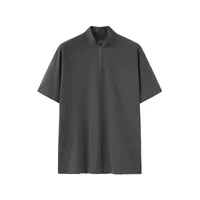 Jie Zhan Men's Wear | Ultrasonic Pressure Glue Riding Zipper T-shirt  Spring/Summer New UPF50 Sports Sunscreen Short Sleeve sku image 12