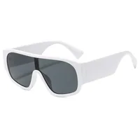 Basic Solid Color PC UV400 Protection Tinted Lenses Oval Frame Square Full Frame Glasses main image 2