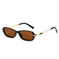Modern Style Solid Color PC UV400 Protection Tinted Lenses Oval Frame Square Full Frame Glasses main image 2
