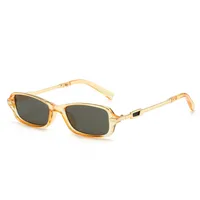 Modern Style Solid Color PC UV400 Protection Tinted Lenses Oval Frame Square Full Frame Glasses sku image 6