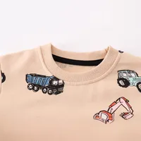 Children's Autumn Long Sleeve Boy's Cartoon Crew Neck Sweater New Casual Cotton Terry Children's Clothing Jacket Wholesale main image 2