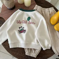Boys Cartoon Sweatshirt  Spring New New Style Boys Long Sleeve Letter Spring Autumn Round Neck T-Shirt Easiest For Match Clothes main image 2