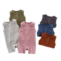 Baby Ins Climbing Clothes Newborn Clothes Baby Jaysuit Summer Clothes Sleeveless Bag Fat Clothes Baby Clothes Climbing Clothes main image 1