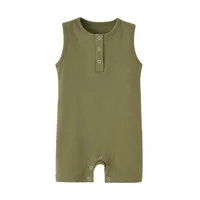 Baby Ins Climbing Clothes Newborn Clothes Baby Jaysuit Summer Clothes Sleeveless Bag Fat Clothes Baby Clothes Climbing Clothes sku image 5