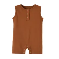 Baby Ins Climbing Clothes Newborn Clothes Baby Jaysuit Summer Clothes Sleeveless Bag Fat Clothes Baby Clothes Climbing Clothes sku image 4