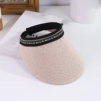 Women's Casual Sport Style Letter Wide Eaves Sun Hat main image 7