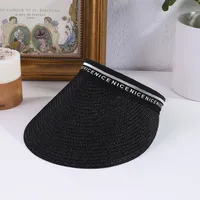 Women's Casual Sport Style Letter Wide Eaves Sun Hat main image 8
