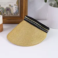Women's Casual Sport Style Letter Wide Eaves Sun Hat main image 6