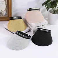 Women's Casual Sport Style Letter Wide Eaves Sun Hat main image 5