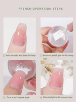 Elegant Lady Transparent Silica Gel Nail Tools main image 5
