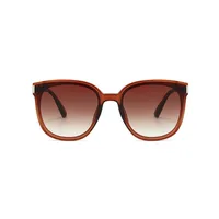 Casual Vintage Style Hawaiian Solid Color Ac Square Full Frame Glasses main image 3