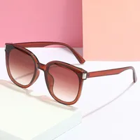 Casual Vintage Style Hawaiian Solid Color Ac Square Full Frame Glasses main image 1