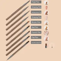 Solid Color Plastic Nail Pen main image 5
