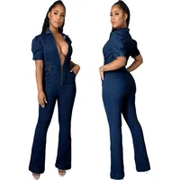 Women's Casual Street Hip-Hop British Style Solid Color Jumpsuits Full Length Jumpsuits main image 2