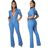 Women's Casual Street Hip-Hop British Style Solid Color Jumpsuits Full Length Jumpsuits main image 3