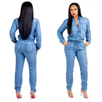Women's Casual Street Casual Streetwear Solid Color Full Length Jumpsuits main image 1