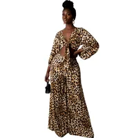 Casual Travel Tea Party Women's Elegant Vacation Sexy Color Block Zebra Leopard Polyester Pant Co-ord Set Shorts Sets main image 4