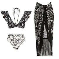 Women's Printing 1 Piece 2 Pieces Set 3 Pieces Set Swimwear main image 2