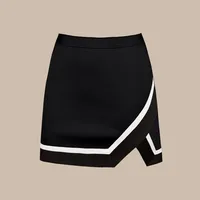 Women's Contrast Collar 1 Piece 2 Pieces Set One Piece Swimwear sku image 2