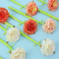 Student Korean Style Zf2186 Rose Silicone Gel Pen Rose Creative Personality Black Pen Student Signature Pen main image 1
