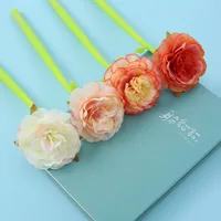 Student Korean Style Zf2186 Rose Silicone Gel Pen Rose Creative Personality Black Pen Student Signature Pen main image 3