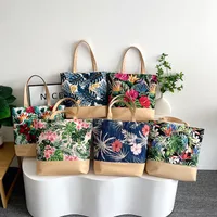 New Arrival Hemp Rope Ethnic  New Arrival Beach Bag Linen Shoulder Bag Fashion Women's Bag Canvas Bag main image 1