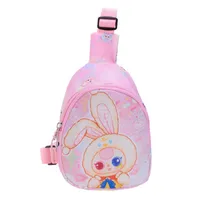 Children's Bag Fashion Cute Cartoon Chest Bag Mini Kindergarten Girls Lightweight Baby Crossbody Bag Backpack New sku image 2
