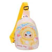 Children's Bag Fashion Cute Cartoon Chest Bag Mini Kindergarten Girls Lightweight Baby Crossbody Bag Backpack New sku image 3