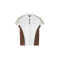 Jie Zhan Women's Wear | Riding Zipper T-shirt  Spring And Summer New Cool Pearl Outdoor Sports Contrast Color Cut Short Sleeve sku image 1