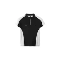 Jie Zhan Women's Wear | Riding Zipper T-shirt  Spring And Summer New Cool Pearl Outdoor Sports Contrast Color Cut Short Sleeve sku image 4