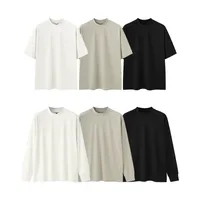 Jie Zhan Men's Wear | UPF200 High Neck Ice Sunscreen Sports T-shirt  Spring/Summer New Sunscreen Cool Long Short Sleeve main image 1