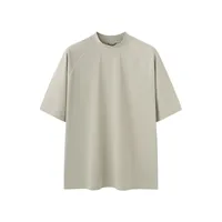 Jie Zhan Men's Wear | UPF200 High Neck Ice Sunscreen Sports T-shirt  Spring/Summer New Sunscreen Cool Long Short Sleeve sku image 4