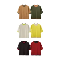 Jie Zhan Men's Wear | Double-sided Mint T-shirt  Spring/Summer New Six-in-One Cool Quick-Drying Boxyfit Short Sleeve main image 3