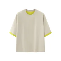 Jie Zhan Men's Wear | Double-sided Mint T-shirt  Spring/Summer New Six-in-One Cool Quick-Drying Boxyfit Short Sleeve sku image 2