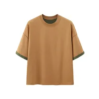 Jie Zhan Men's Wear | Double-sided Mint T-shirt  Spring/Summer New Six-in-One Cool Quick-Drying Boxyfit Short Sleeve sku image 5