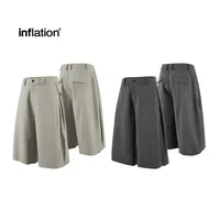 Jie Zhan Men's Wear | Seven-point Machete Suit Shorts 25 Spring And Summer New Cleanfit Texture Sense Floral Wool Edge main image 4