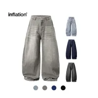 Jie Zhan Men's Wear | Profile Wash Denim Scimitar Pants 25 Spring And Summer New American Street Baggy Sickle Wide Leg Pants main image 1