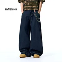 Jie Zhan Men's Wear | Profile Wash Denim Scimitar Pants 25 Spring And Summer New American Street Baggy Sickle Wide Leg Pants main image 2