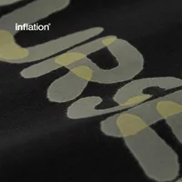 Jie Zhan Men's Wear | Letter Contrast Printed T-shirt  Spring/Summer New Pin Solona Cool American Couple Short Sleeve main image 2