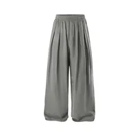 Jiezhan Men's Wear | Copper Ammonia Silk Air Conditioning Pants 25 Spring And Summer New Fashion Brand Hangs Ice Silk Pants Wide Leg Pants For Men And Women sku image 7