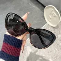 Retro Streetwear New Style Solid Color PC UV400 Protection Cat Eye Full Frame Glasses main image 7
